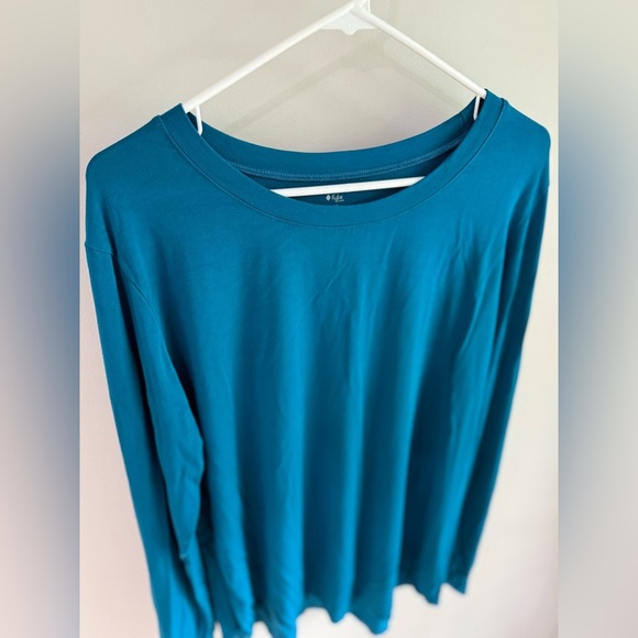 Kyte Baby Bamboo Long Sleeve Top - Teal - Size Extra Extra Large XXL - Picture 4 of 9